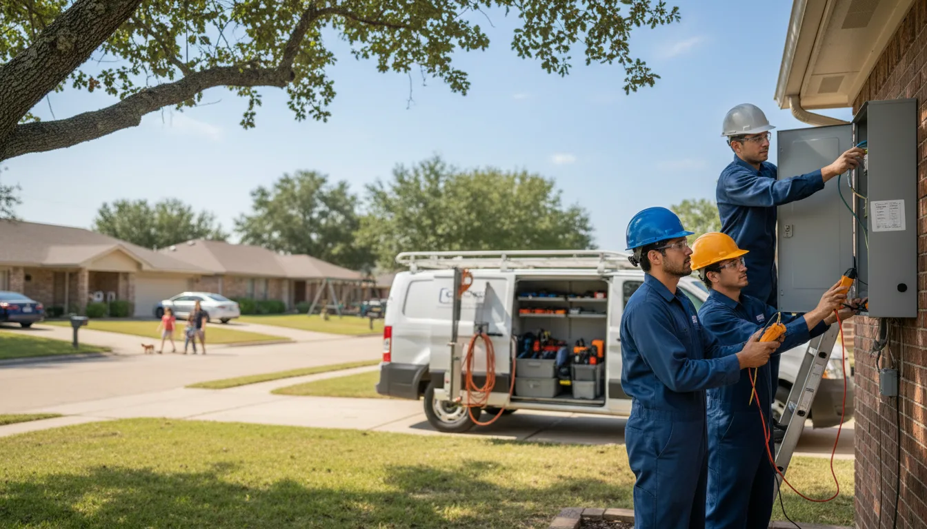 Certified electrician providing emergency electrical services in Parkhill, PA
